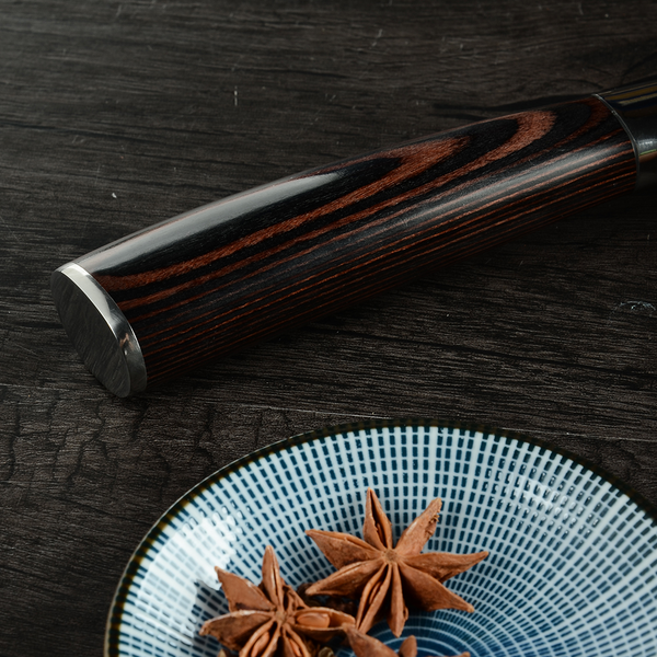 Kiru Nakiri — 7" Damascus-Pattern Vegetable Cleaver