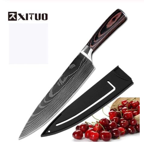 Kiru Pro Series Damascus-pattern chef knife set, image 11
